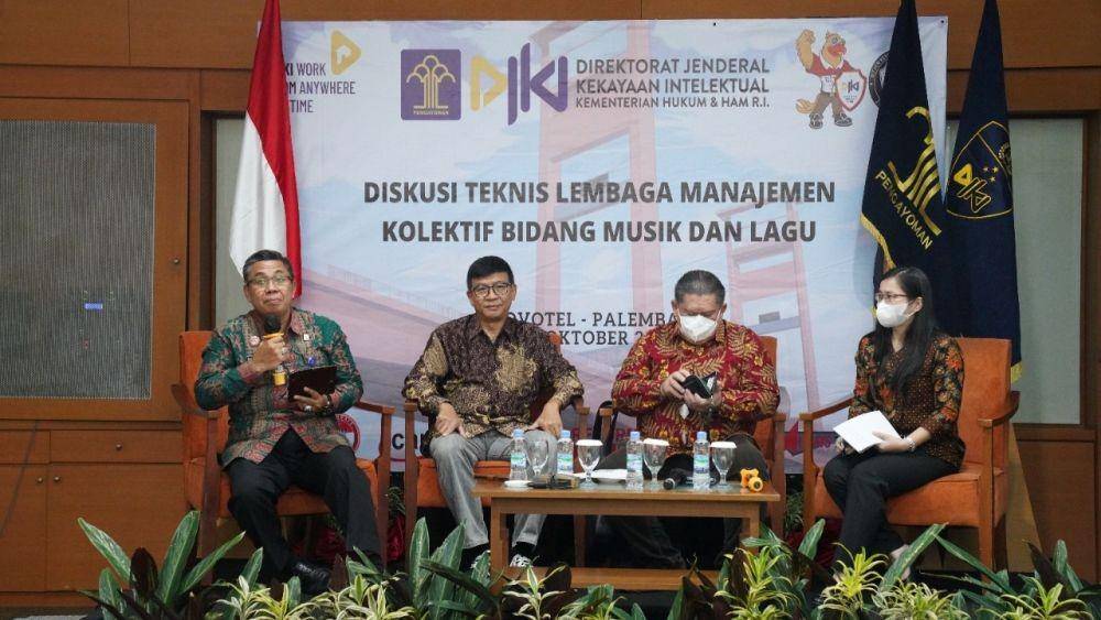 DJKI menggelar Diskusi Teknis Lembaga Kolektif Bidang Musik dan Lagu (dok. DJKI)