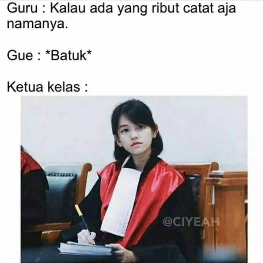 status media sosial kocak di sekolah (instagram.com/ciyeah)