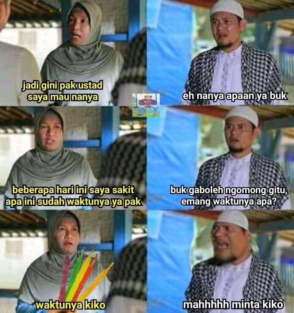 meme gimana ini pak ustaz (instagram.com/fatah.kurosaki)