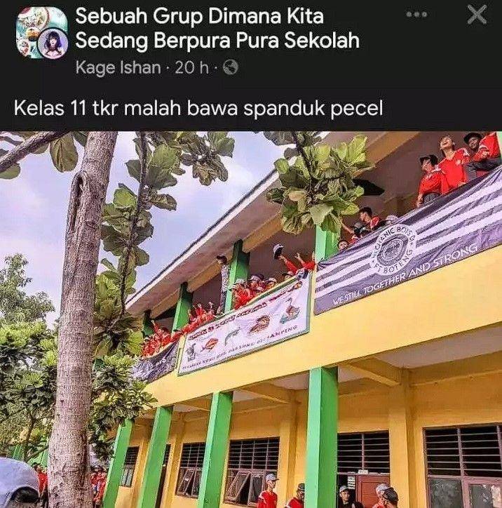 status media sosial kocak di sekolah (instagram.com/wkwkland_real)
