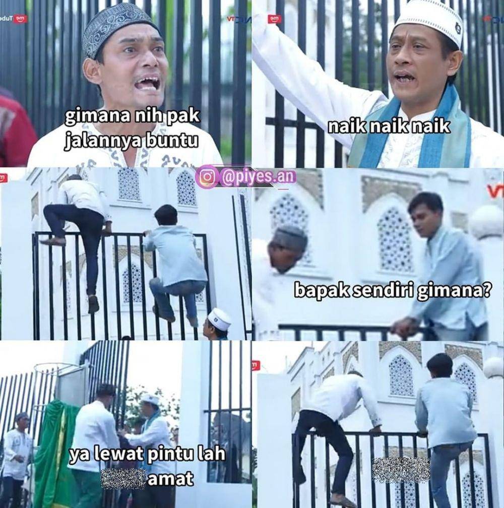 meme gimana ini pak ustaz (instagram.com/piyes.an)