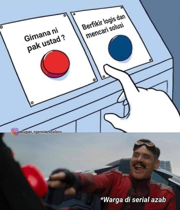 meme gimana ini pak ustaz (instagram.com/asupan_ngemim_useless)