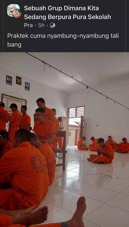 status media sosial kocak di sekolah (twitter.com/garasikomedi)