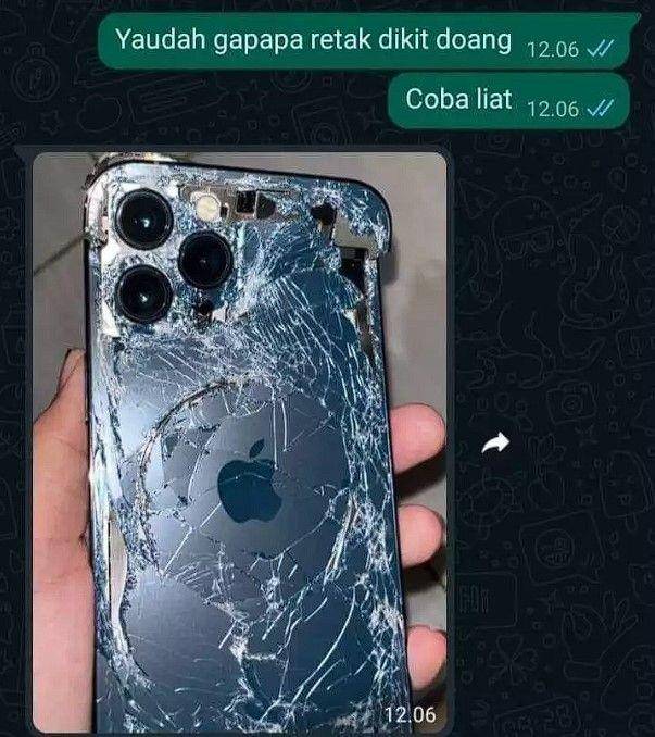 postingan jual barang rusak berat (twitter.com/kegblgnunfaedh)