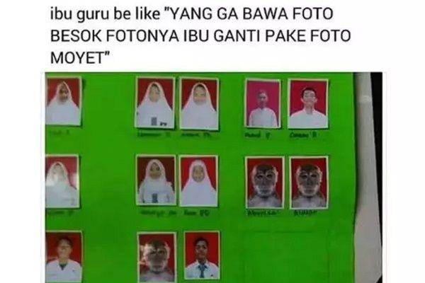 status media sosial kocak di sekolah (instagram.com/one_cak)