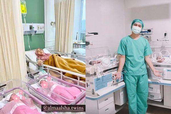 potret bayi kembar Anisa Rahma (Instagram.com/anisarahma_12)