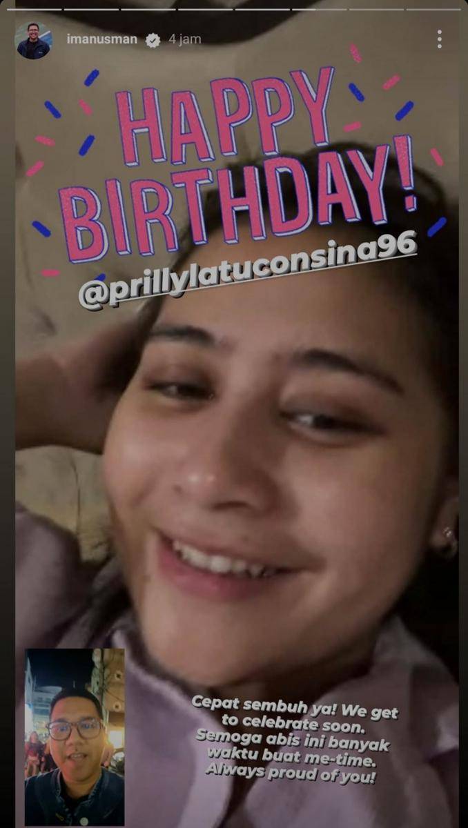 Prilly dan Iman Usman (instagram.com/imanusman)