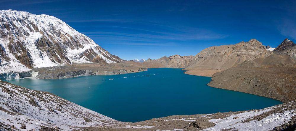 potret Danau Tilicho, salah satu danau tertinggi di dunia yang berada di wilayah Annapurna (Solundir, CC BY-SA 4.0,  via Wikimedia Commons)