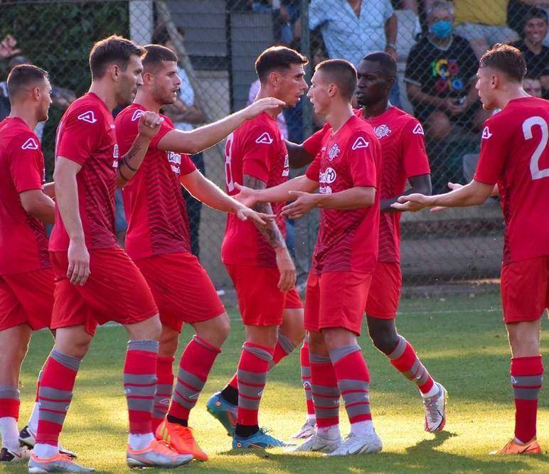 Pemain Cremonese saat menjalani pertandingan pra-musim. (instagram.com/uscremonese)