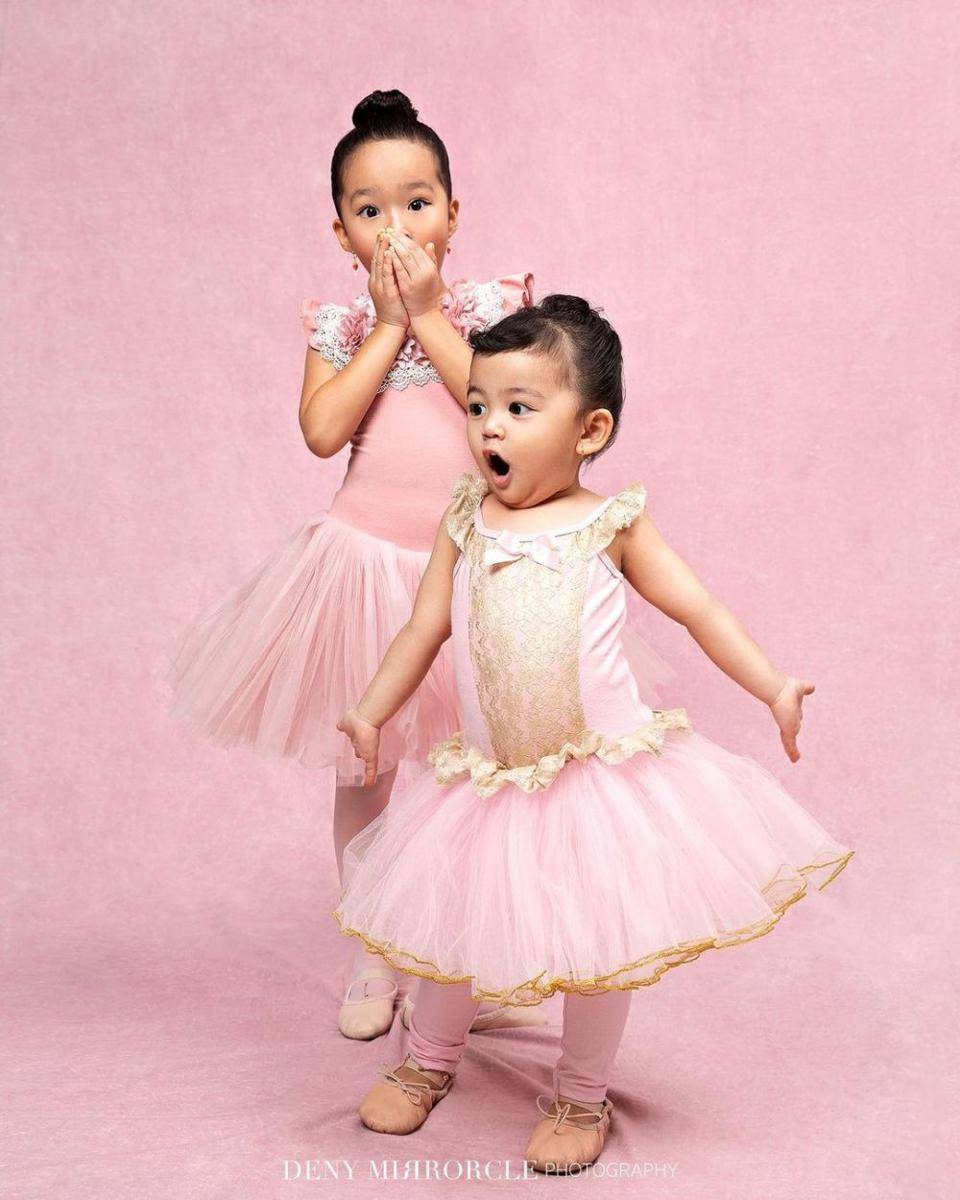 Thalia dan Thania Putri Onsu (Deny Mirrorcle Photography via instagram.com/thaniaputrionsu)