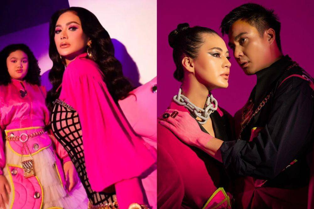 potret artis di photoshoot Abracadabra Caren Delano (@axioo via instagram.com/krisdayantilemos | instagram.com/itsfrankywu)