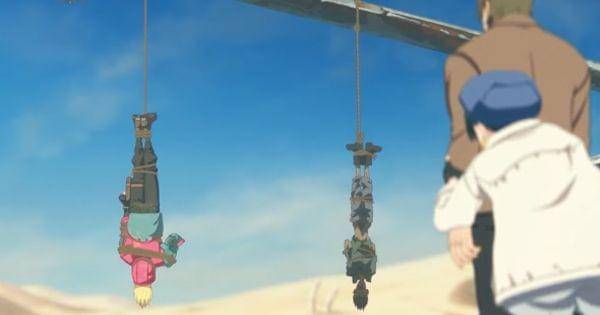 Momen pertemuan perdana Meryl dan Vash ( Dok. Orange / Trigun Stampede )