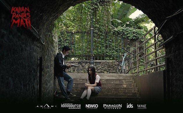 Zee JKT48 di film Kalian Pantas Mati (instagram.com/kalianpantasmati)
