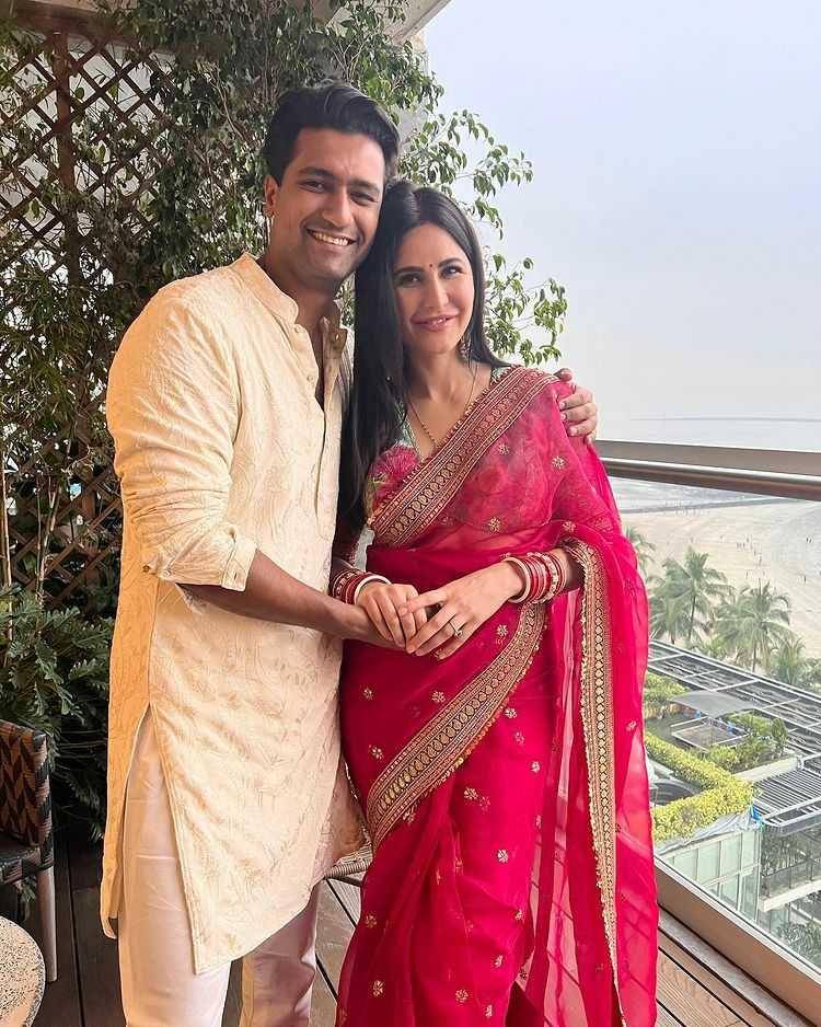Katrina Kaif dan suami (instagram.com/katrinakaif)
