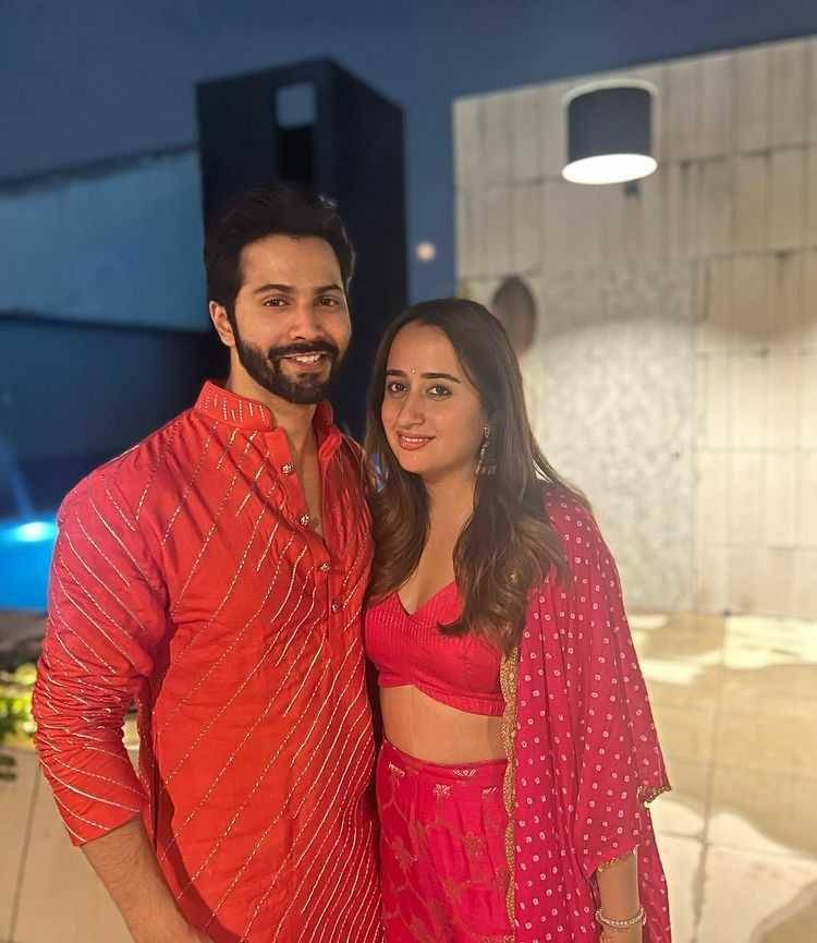 Varun Dhawan dan istri (instagram.com/varundvn)