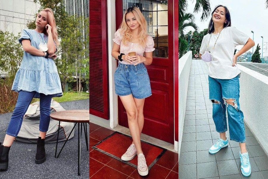 9 Daily Outfit Pakai Celana Jeans ala Joanna Alexandra, Bikin Nyaman