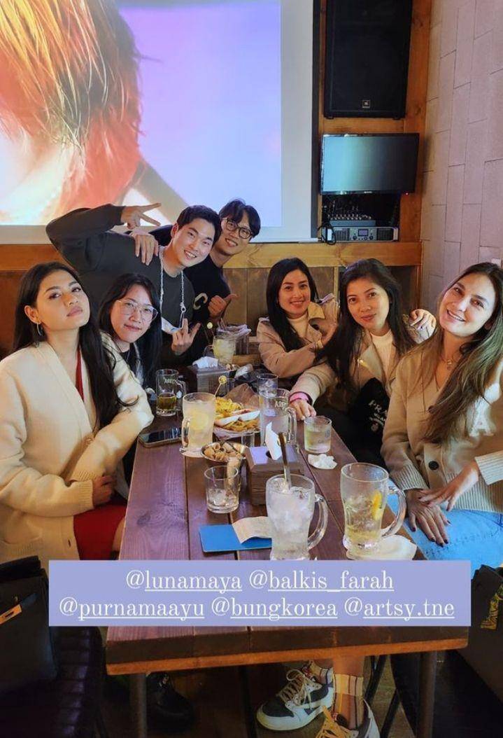 potret Luna Maya ke Busan (instagram.com/sellywilson)