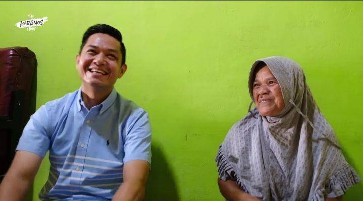 potret Dude Harlino ketemu pengasuh masa kecilnya (youtube.com/The Harlinos Story)