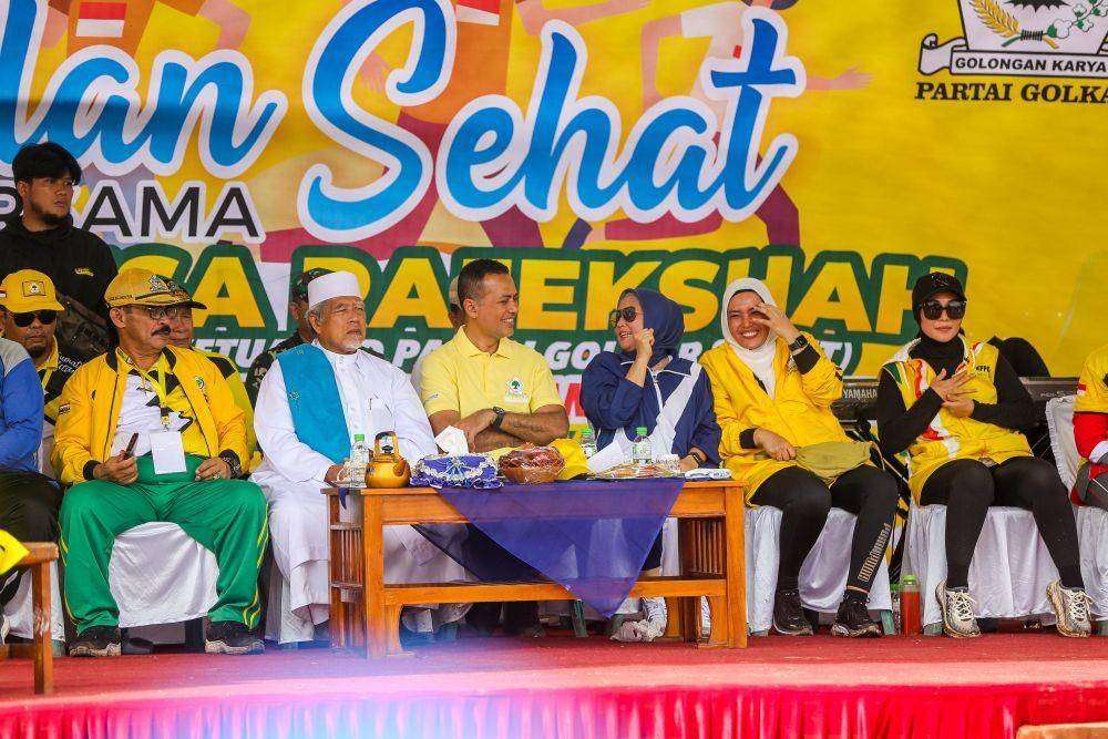 Jalan Sehat Partai Golkar Sumut (Dok. IDN Times)