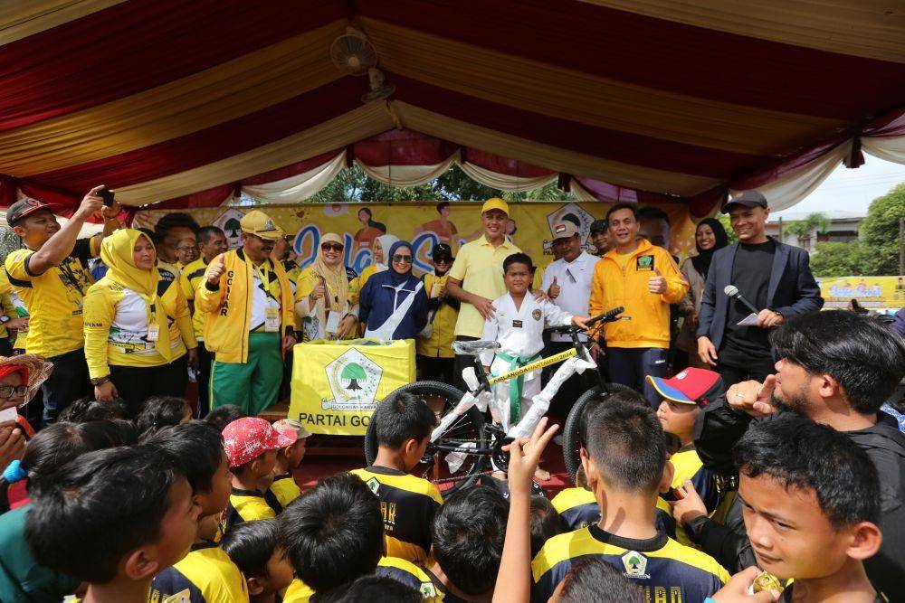 Jalan Sehat Partai Golkar Sumut (Dok. IDN Times)