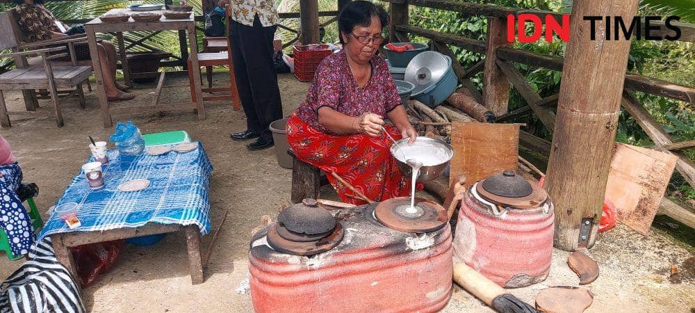 Peserta UMKM lansia binaan DTW Jatiluwih (IDN Times/Wira Sanjiwani)