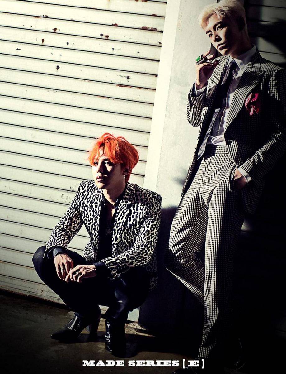 G-Dragon dan T.O.P BIGBANG (twitter.com/ygent_official)