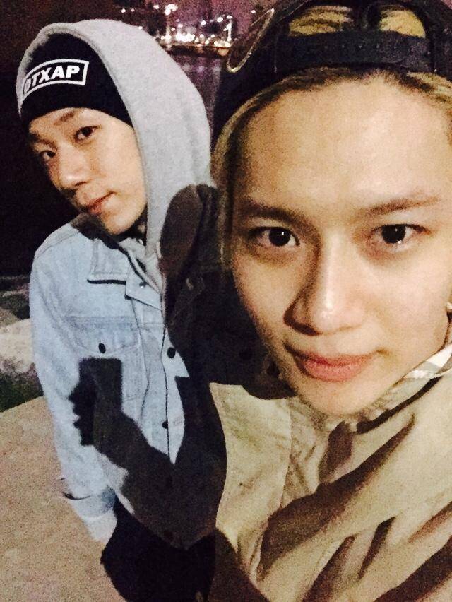 Timoteo HOTSHOT dan Taemin SHINee (twitter.com/2014_HOTSHOT)