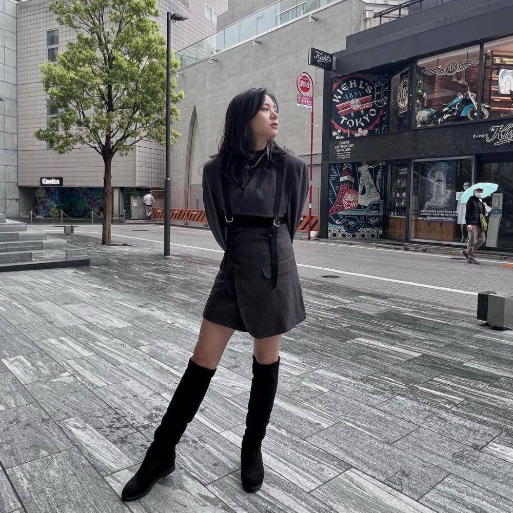 OOTD Korean look ala Zee JKT 48 (instagram.com/jkt48.zee)