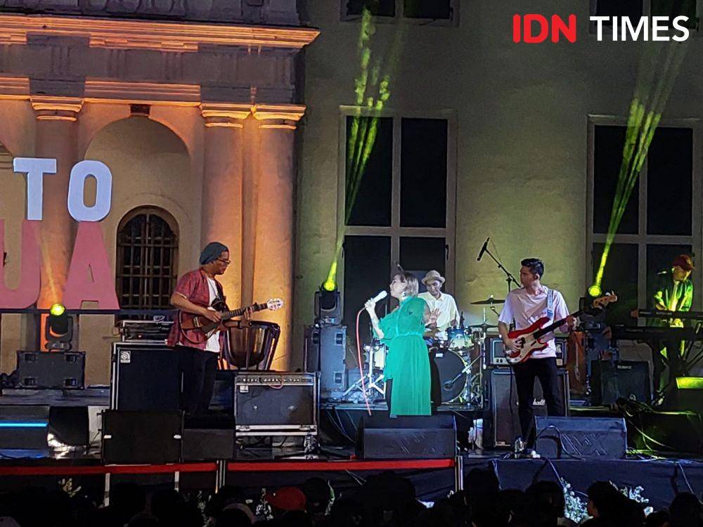 Ten2Five di Jazz Goes to Kotatua, pada Minggu (16/10/2022) (IDN Times/Erfah Nanda)