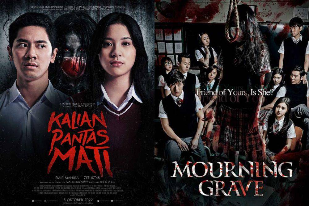 Poster Kalian Pantas Mati dan Mourning Grave. (IMDb)