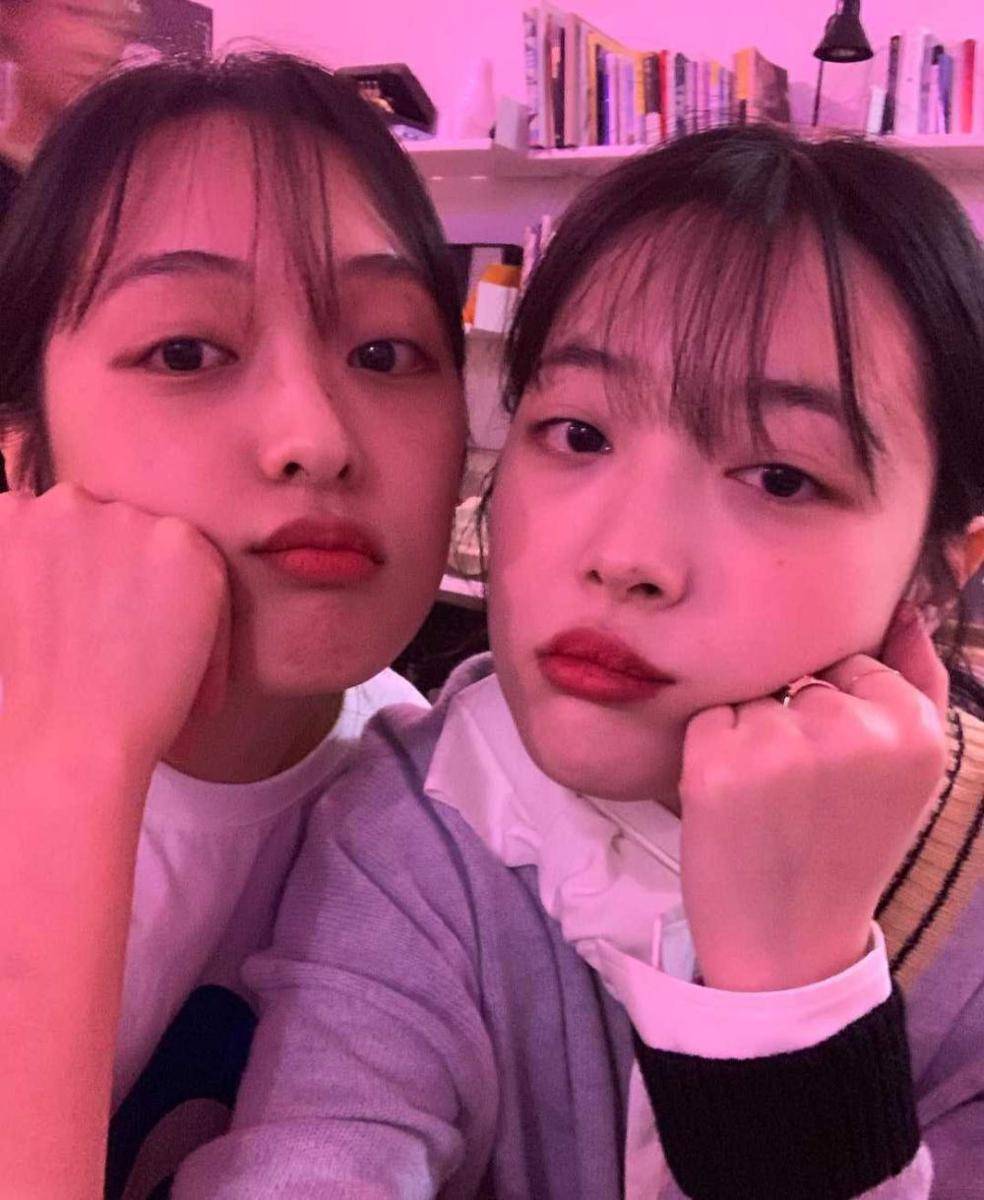 Kim Bo Ra dan Sulli (instagram.com/jelly_jilli)