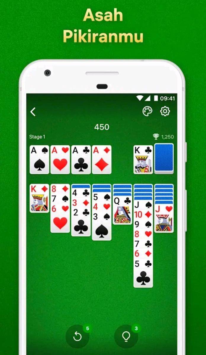 ilustrasi game Solitaire Klondike (Google Play/Easybrain)