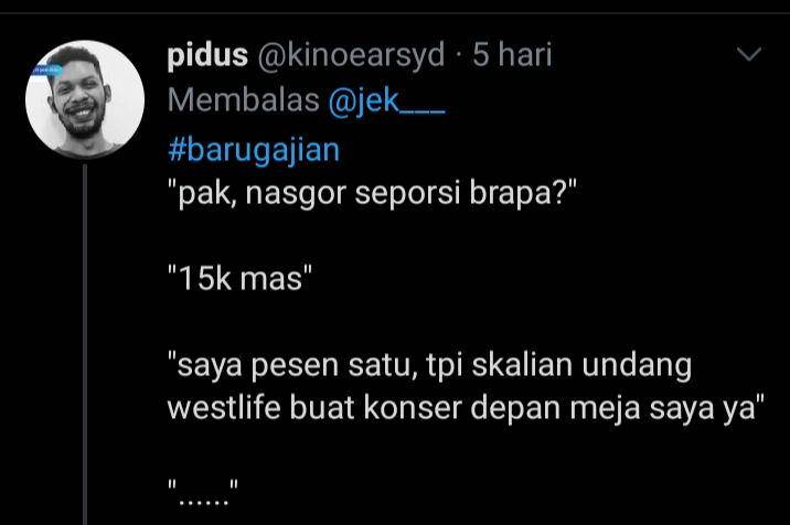 humor receh baru gajian (twitter.com/@kinoearsyd)