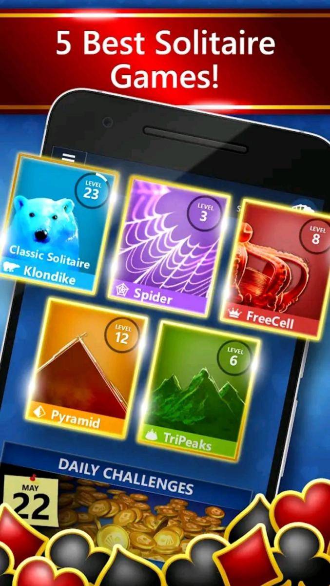 ilustrasi game Microsoft Solitaire Collection (Google Play/Microsoft Corporation)