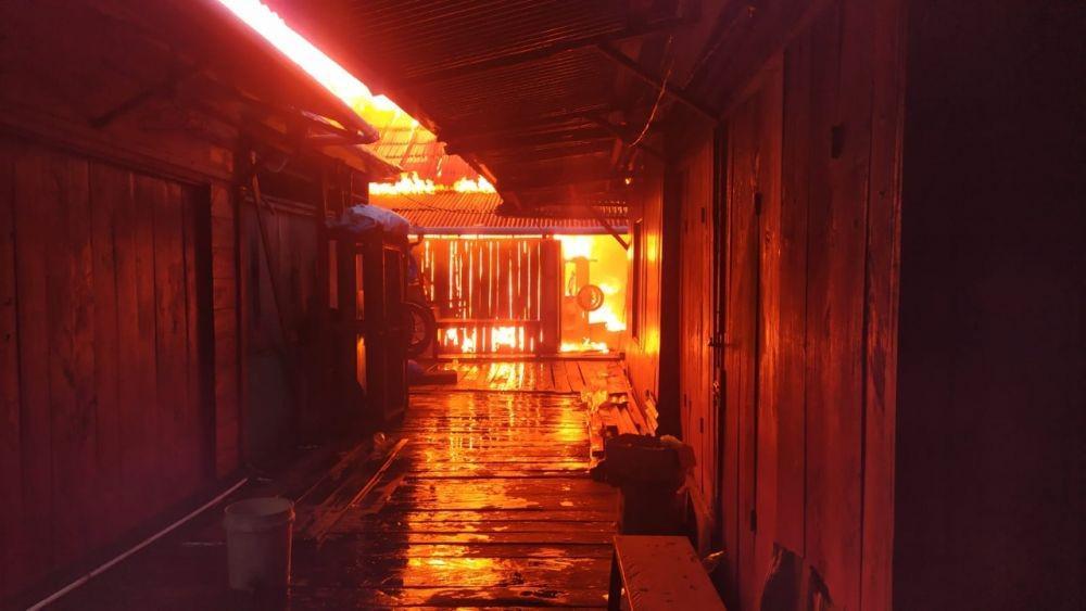Kebakaran Hebat di Asmat, Ratusan Lapak dan 4 Rumah Ludes