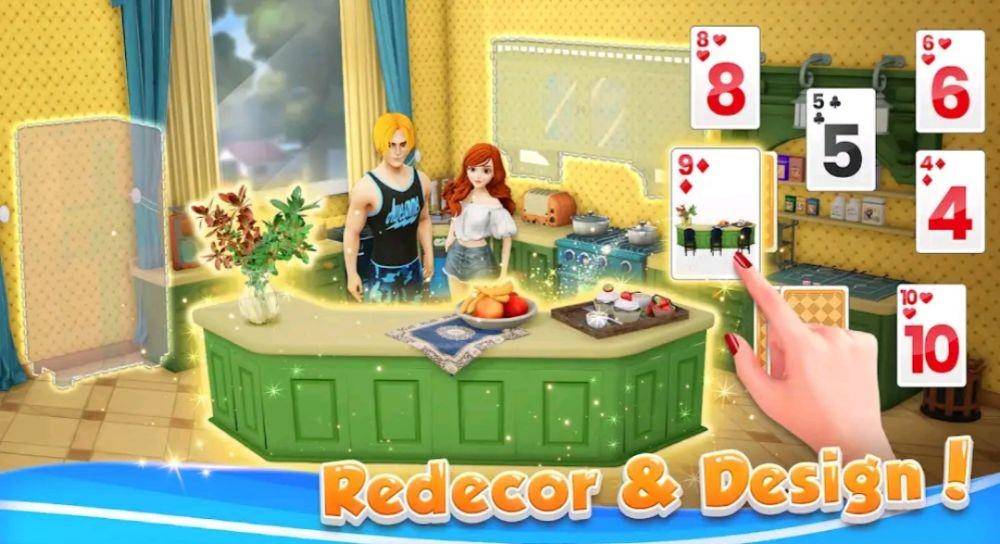ilustrasi game Solitaire Home Design (Google Play/Betta Games)