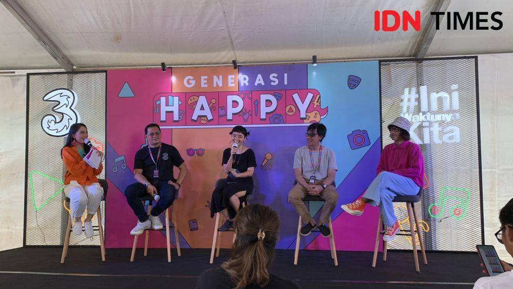 Konferensi pers Festival Generasi Happy di Makassar, Sabtu (15/10) (IDN Times/Asri Muspita Sari)