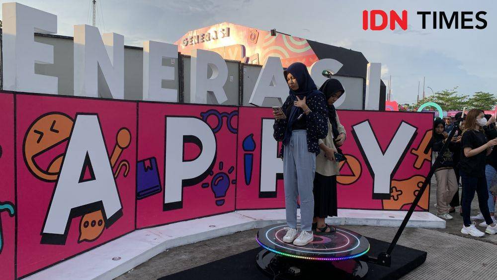 Area  360 Camera Zone di Festival Generasi Happy Makassar (IDN Times/Asri Muspita Sari)