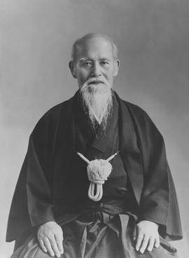 potret Morihei Ueshiba sang pencipta bela diri Aikido (Aikikai Foundation, fair use, via Wikimedia Commons)