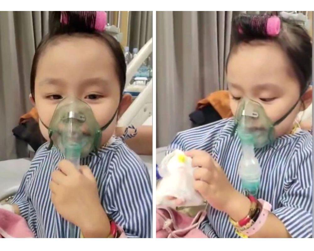 10 Potret Shabira Lala Dirawat di Rumah Sakit, Derita Pneumonia