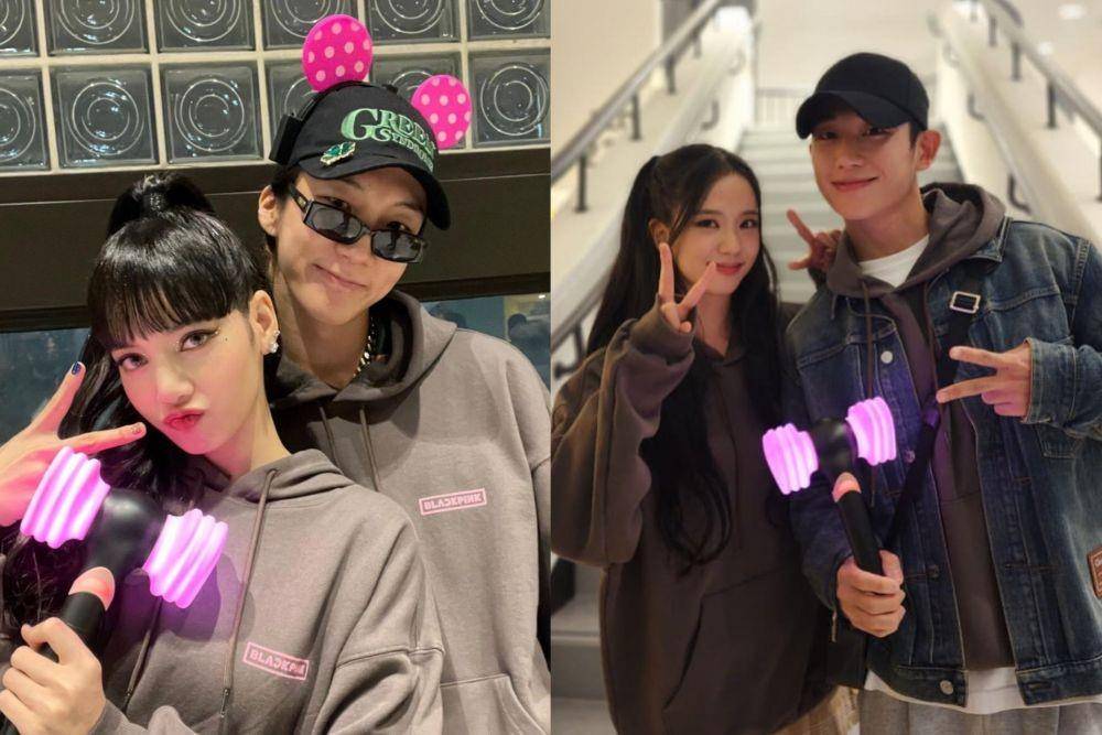 Hoony WINNER dan Jung Hae In di konser BLACKPINK BORN PINK (instagram.com/maetamong | soompi.com)