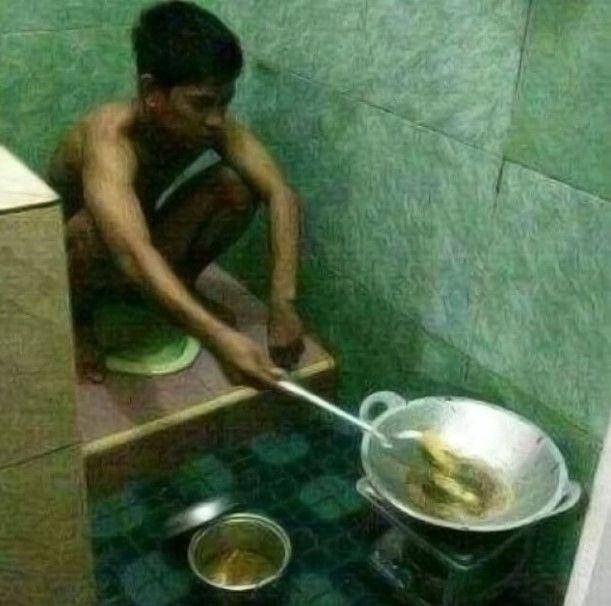 bapak-bapak ambil alih dapur (instagram.com/sukijan.id)