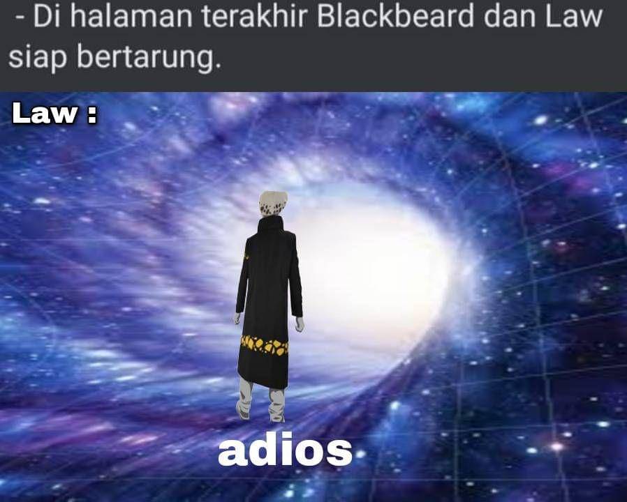 Law yang tampaknya akan bernasib buruk dalam pertarungannya kali ini ( Dok. facebook.com/Rizky)