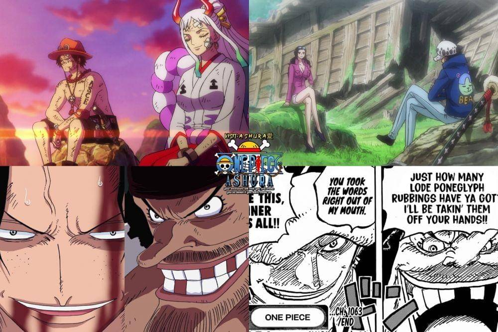 Persamaan nasib Ace dan Law di One Piece ( Dok. facebook.com/A S H U R A愛)