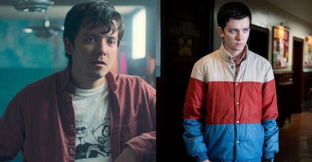 potret Asa Butterfield di film Choose or Die (dok. Netflix/Choose or Die) || potret Asa Butterfiel di serial Sex Education (dok. Netflix/Sex Education)