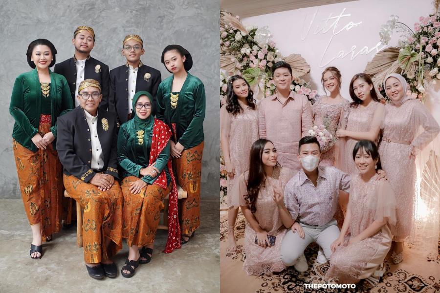 9 Ide Kebaya dan Dress Seragam ala Selebgram, Kreatif dan Variatif