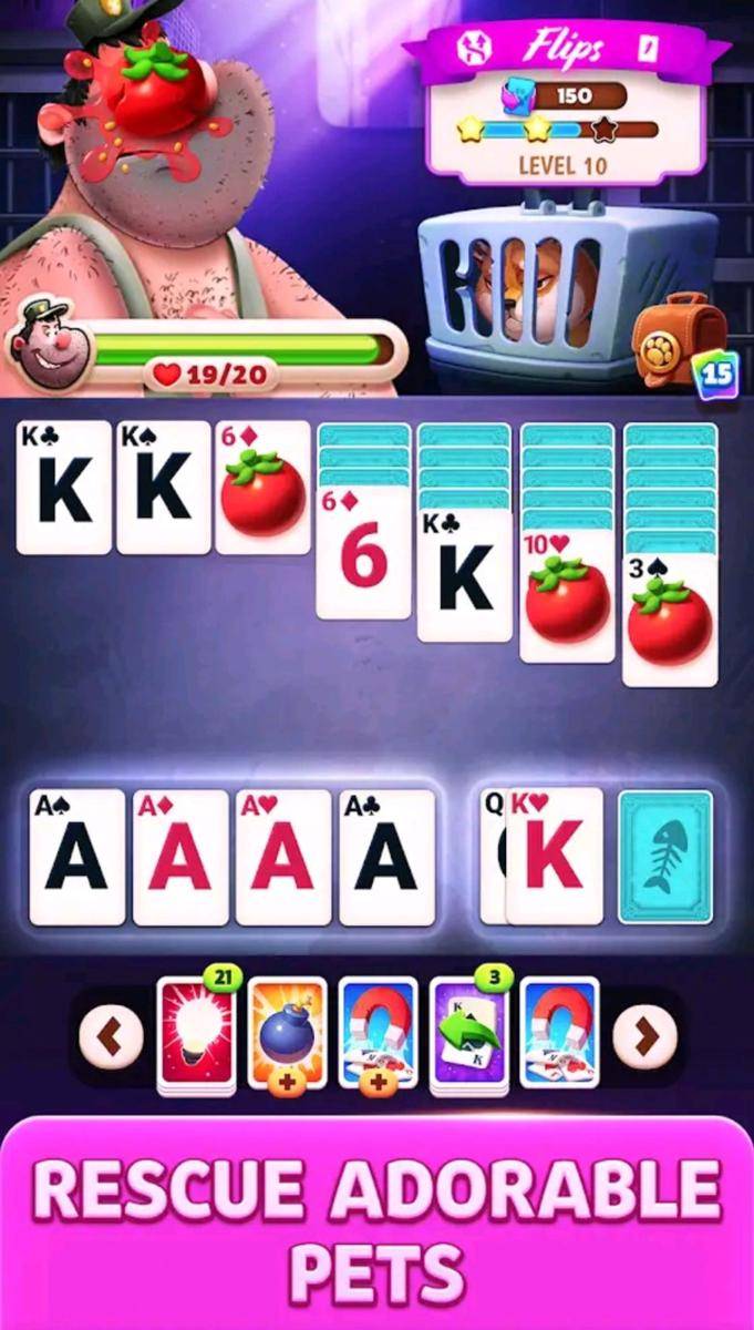 ilustrasi game Solitaire Pets (Google Play/Come2Play)