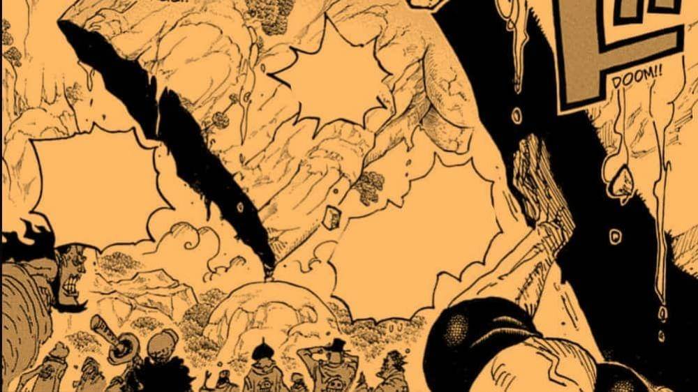 Pertunjukan kekuatan Riki Riki no Mi. (Dok. Shueisha/One Piece)