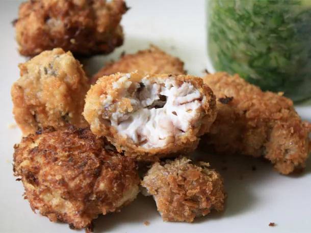Ilustrasi otak sapi goreng tepung (seriouseats.com)
