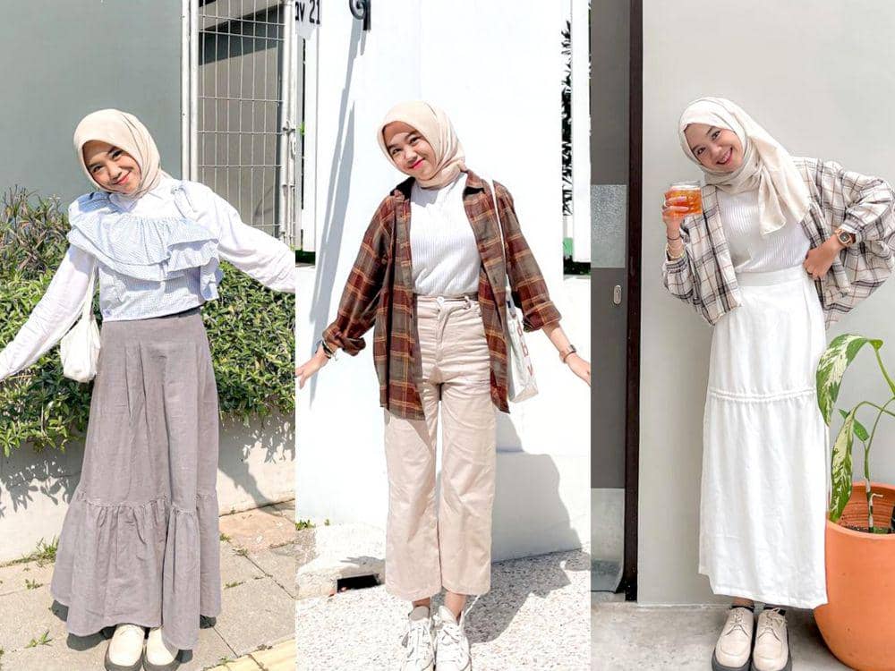 9 Ide Padu Padan Kemeja buat Hang Out ala Ulya Salsabila, Kece Banget!